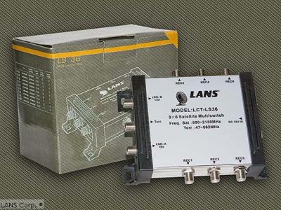 Мультисвитч 3х6 LANS LS-36 активный