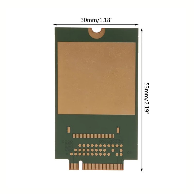 Детальное изображение товара "Модем Fibocom FM350-GL (5G, M.2, MIMO 4x4, с радиатором охлаждения)" из каталога оборудования Антенна76