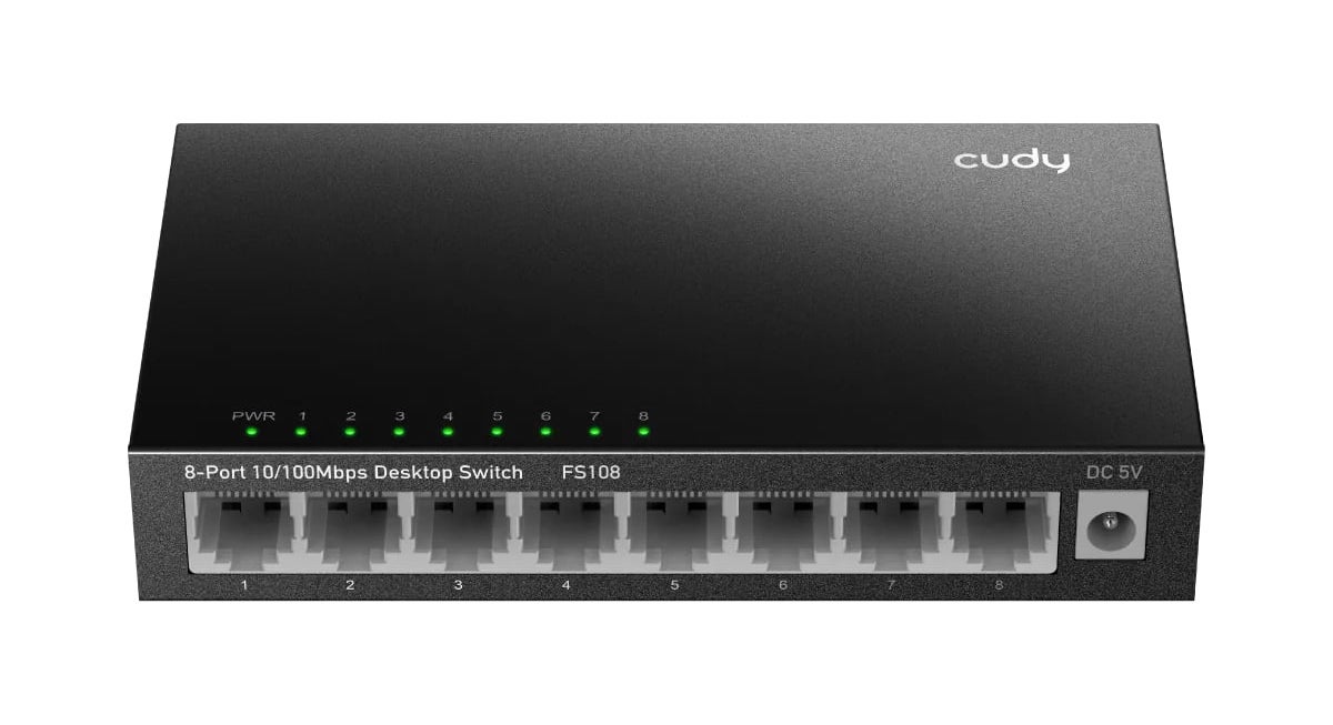 Детальное изображение товара "Коммутатор Cudy FS108 8 портов" из каталога оборудования Антенна76