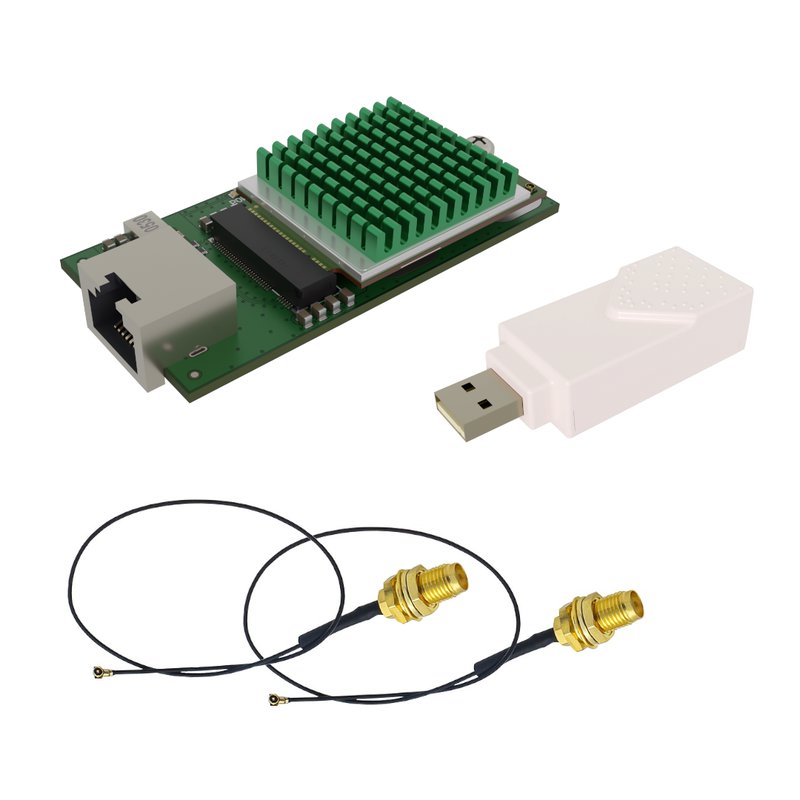 Детальное изображение товара "Модем VERTELL CAT9 на базе Fibocom L850-GL с VT-AD3-M2 и VT-UP" из каталога оборудования Антенна76
