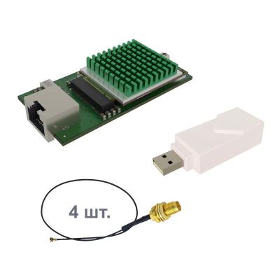 Модем VERTELL CAT16 на базе Fibocom L860-GL с VT-AD3-M2 и VT-UP