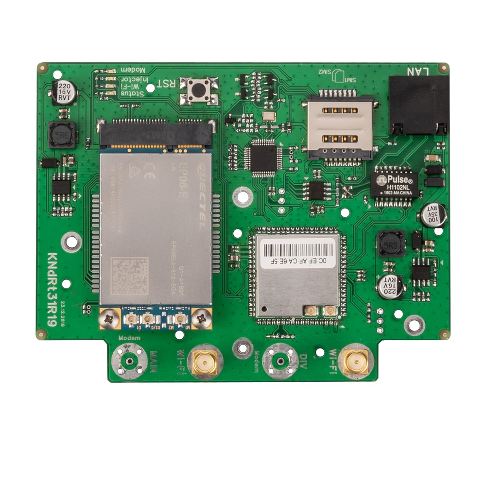 Детальное изображение товара "Роутер Kroks Rt-Brd RSIM DS eQ-EP с m-PCI модемом Quectel LTE cat.6, с поддержкой SIM-инжектора" из каталога оборудования Антенна76