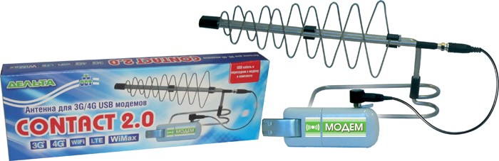 Детальное изображение товара "Антенна Дельта CONTACT 2.0 направленная (яги) 12 Дб" из каталога оборудования Антенна76