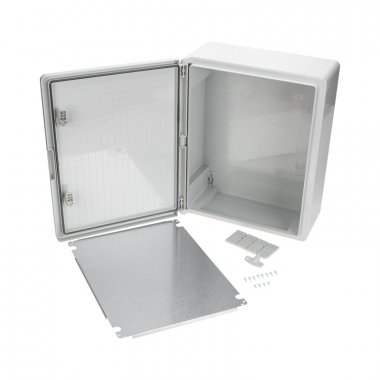 Детальное изображение товара "Корпус пластиковый ЩМПп с монтажной панелью 500х400х180мм, АБС, УХЛ1, IP65 REXANT" из каталога оборудования Антенна76