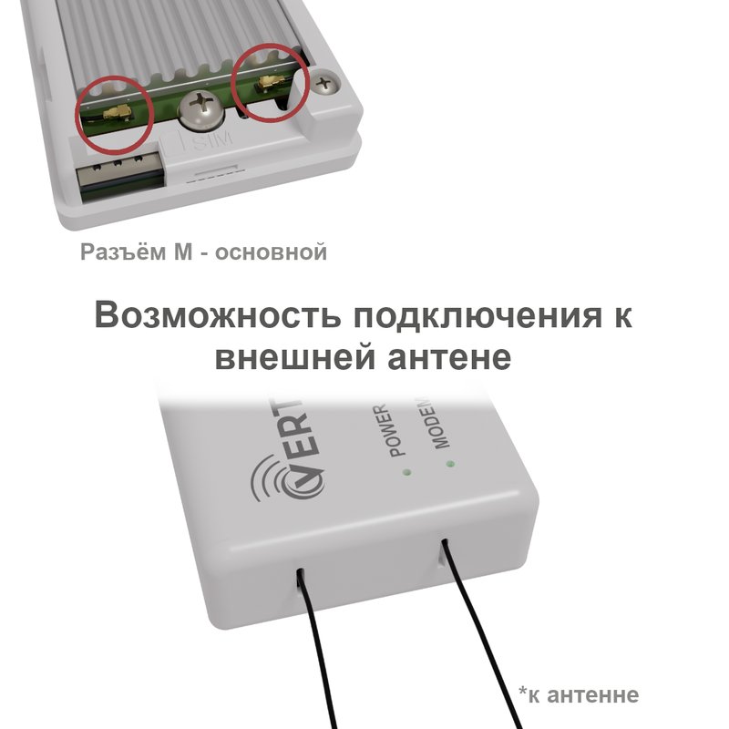 Детальное изображение товара "Модем VERTELL VT-DONGLE Cat. 9" из каталога оборудования Антенна76