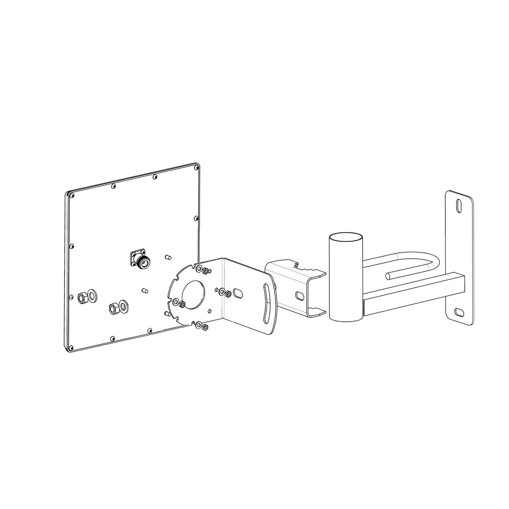 Детальное изображение товара "Направленная WiFi 5,8 ГГц антенна Kroks усилением 20 дБи KP20-5500" из каталога оборудования Антенна76