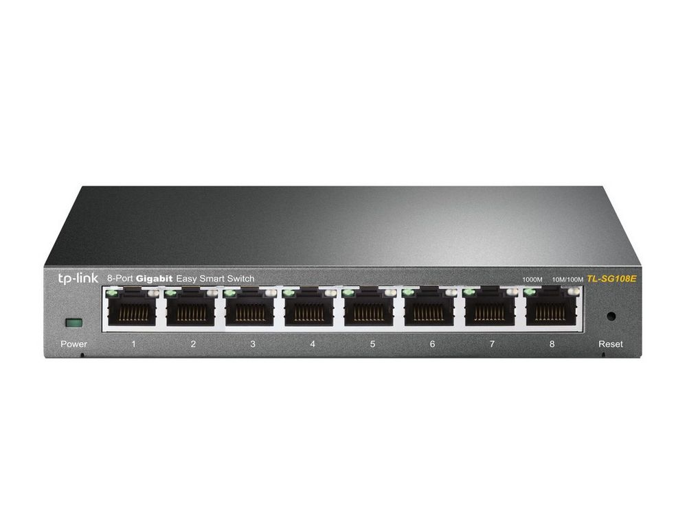 Детальное изображение товара "Коммутатор TP-LINK TL-SG108E 8 портов 10/100/1000Mbps" из каталога оборудования Антенна76