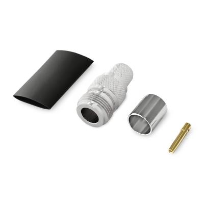 Разъем N-female на 8D-FB (под обжим)