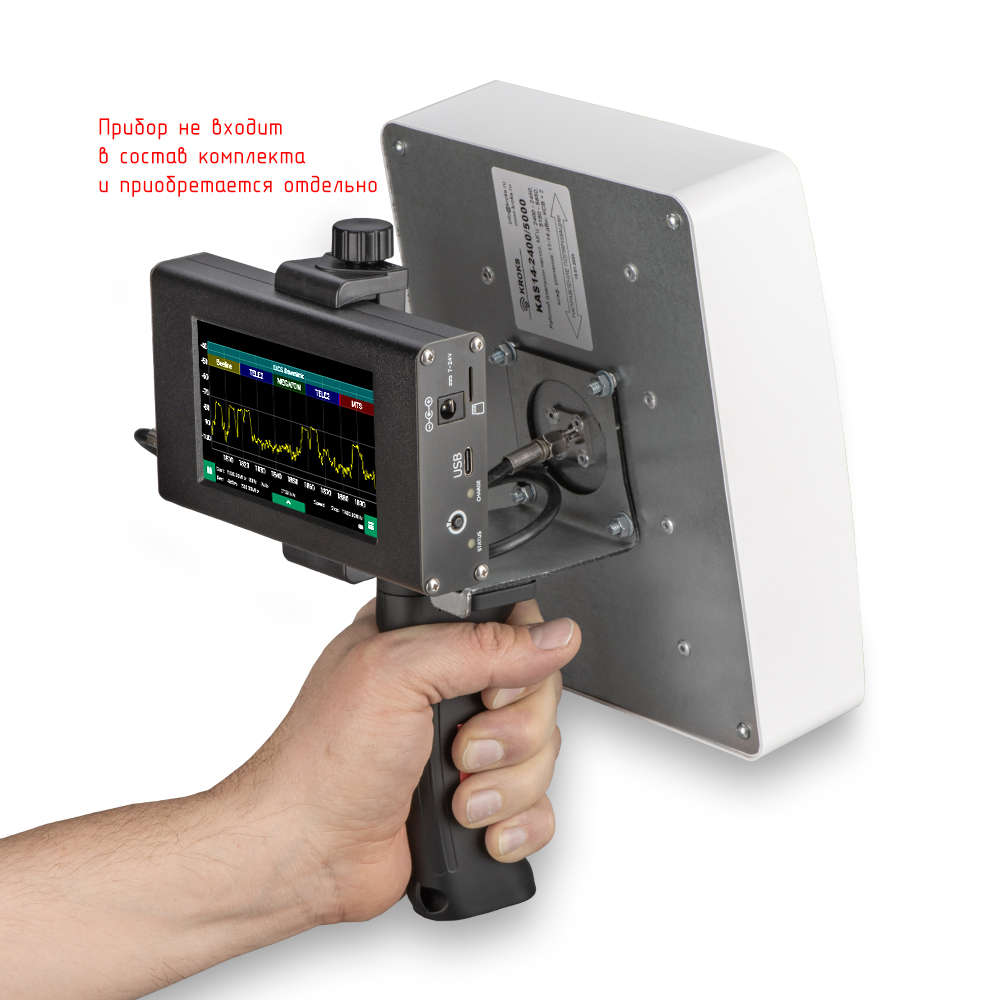 Детальное изображение товара "Измерительная WiFi антенна Kroks KPM12-2400/5000" из каталога оборудования Антенна76