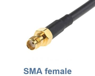 Изображение анонса товара "Сборка SMA-female - SMA-female, 5D-FB черный" каталога оборудования Антенна76
