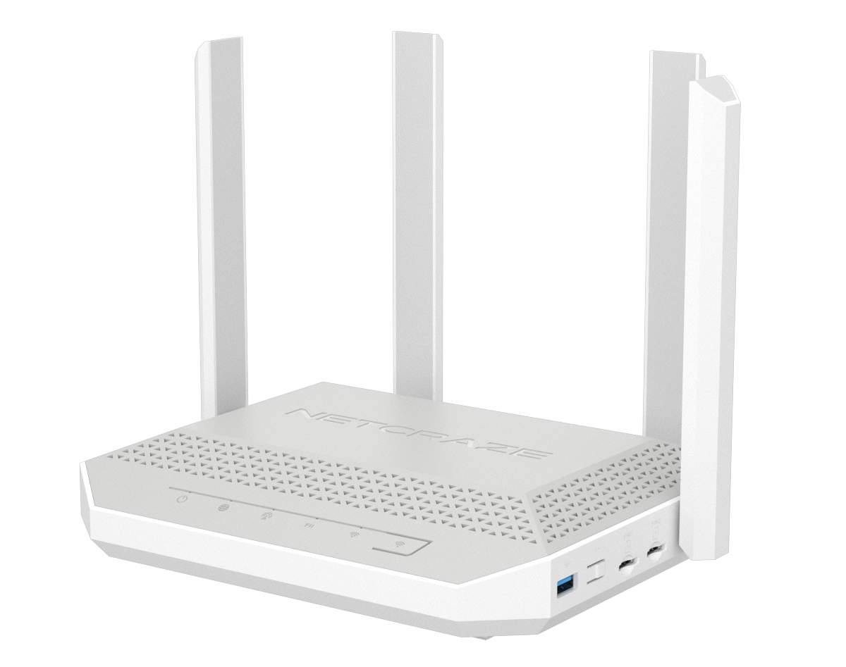 Детальное изображение товара "WI-FI роутер Netcraze Hopper 4G+ (NC-2312)" из каталога оборудования Антенна76