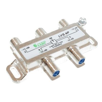 Делитель на 4 отвода LANS LVS 4P (с пропуском питания)