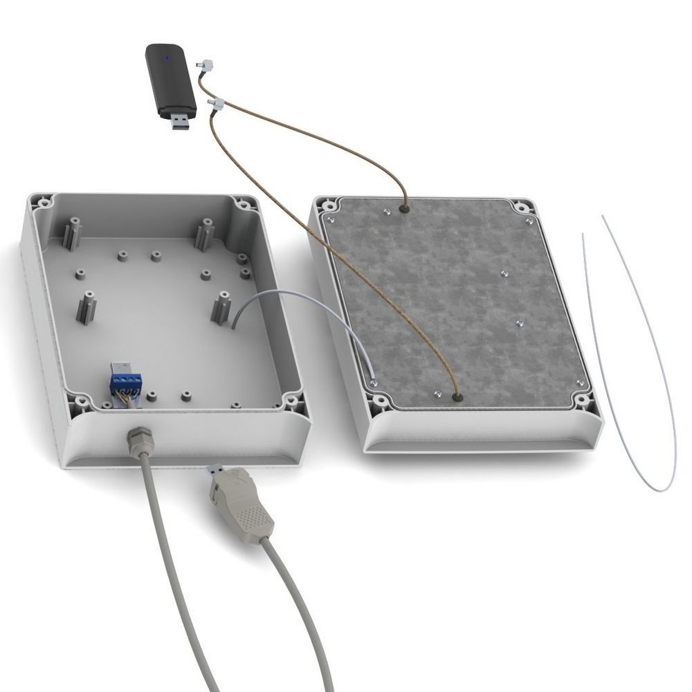 Детальное изображение товара "Антенна Антэкс PETRA-9 MIMO 2х2 BOX панельная с гермобоксом 9 дБ" из каталога оборудования Антенна76