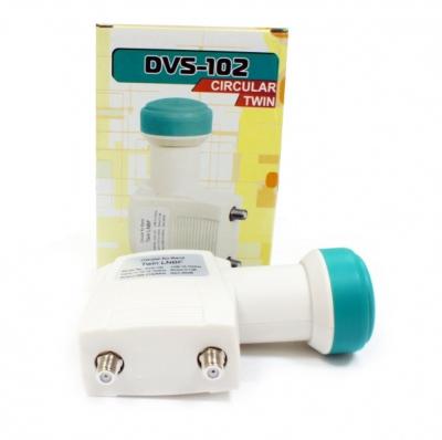 Конвертор спутниковый круговой 2 выхода Divisat DVS-C102 Конвертор спутниковый круговой 2 выхода Divisat DVS-C102