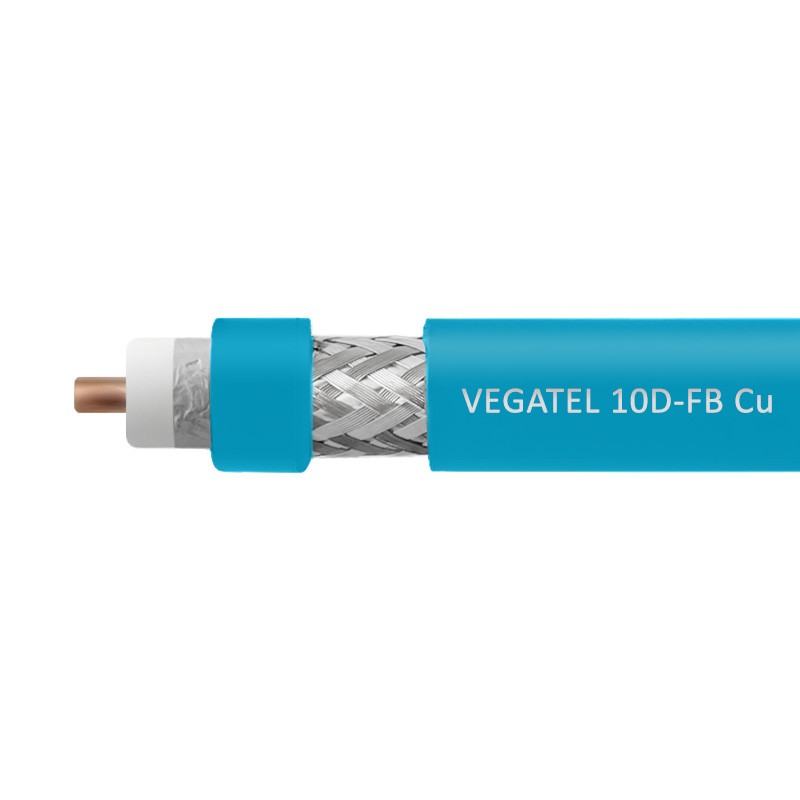 Детальное изображение товара "Кабель VEGATEL 10D-FB Cu (ГОСТ, синий), арт. R11172" из каталога оборудования Антенна76
