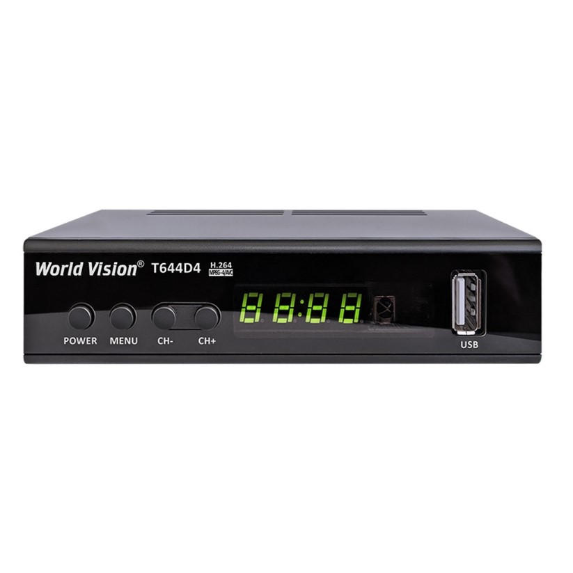Детальное изображение товара "ТВ приставка World Vision T644D4" из каталога оборудования Антенна76