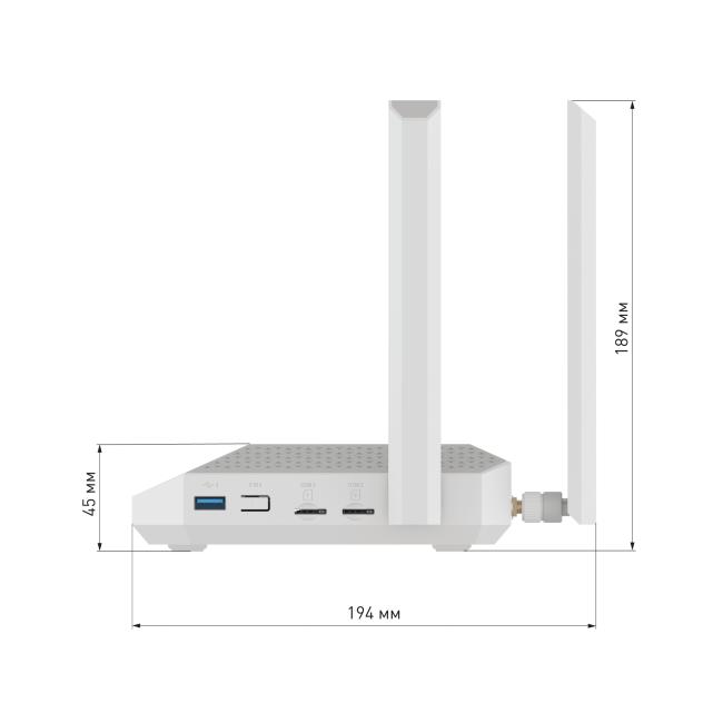 Детальное изображение товара "WI-FI роутер Netcraze Hero 5G (NC-4110)" из каталога оборудования Антенна76