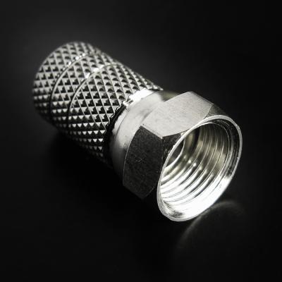 Разъем F-male LANS F113-55 накручивающийся для кабелей 6.3-6.9 мм