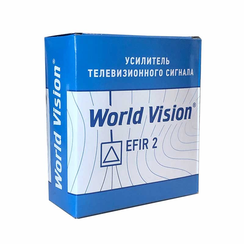Детальное изображение товара "Усилитель телвизионного сигнала WorldVision EFIR 2" из каталога оборудования Антенна76