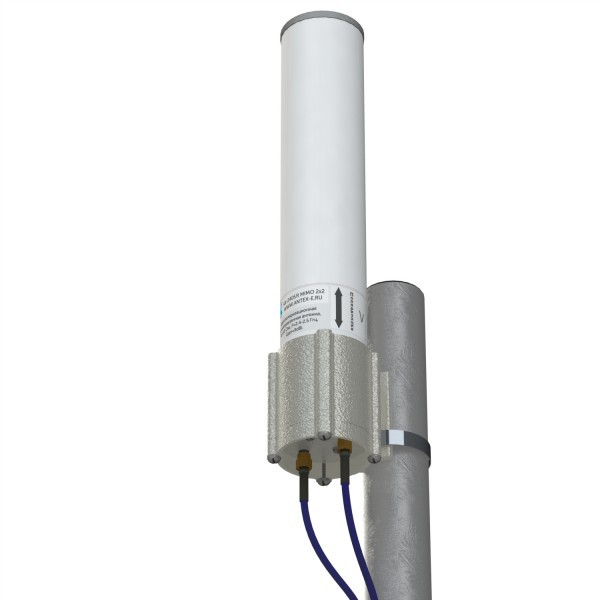 Детальное изображение товара "Антенна WI-FI Антэкс AX-2405R MIMO 2x2 (OMNI) всенаправленная 5 дБ, 2 х RP SMA-female" из каталога оборудования Антенна76