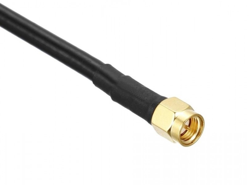 Детальное изображение товара "Сборка SMA-male - RP-SMA-male, RG-58 черный" из каталога оборудования Антенна76