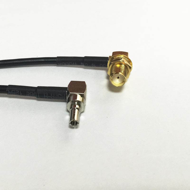 Детальное изображение товара "Пигтейл SMA-female (угол) - CRC-9" из каталога оборудования Антенна76