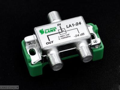 Ответвитель на 1 отвод с затуханием 24 дБ LA-1-24 LANS