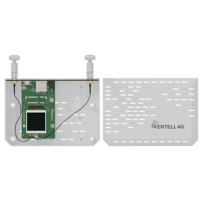 Детальное изображение товара "Модем 4G/LTE M.2 Fibocom L850-GL 4G LTE CAT9 в боксе VERTELL VT-STATION-M.2" из каталога оборудования Антенна76