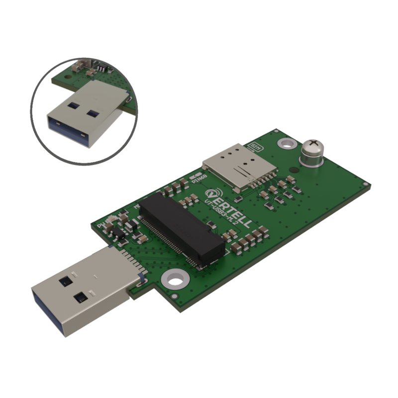 Детальное изображение товара "Адаптер USB 3.0 VERTELL VT-USB3-M.2 LONG" из каталога оборудования Антенна76