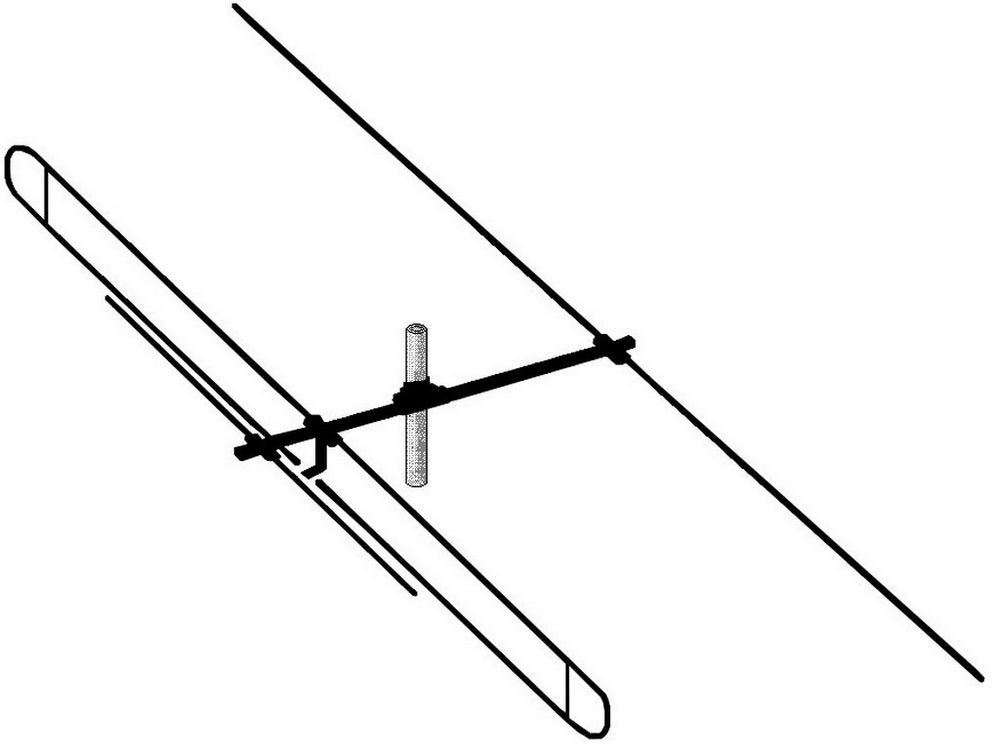 Детальное изображение товара "ТВ антенна Дельта Н611 пассивная уличная" из каталога оборудования Антенна76