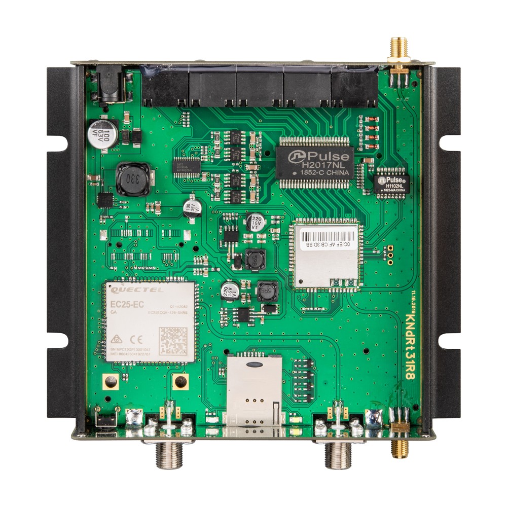 Детальное изображение товара "Роутер Kroks Rt-Cse mQ-EC DS PoE со встроенным 4G модемом Quectel LTE cat.4 и поддержкой 2 SIM-карт" из каталога оборудования Антенна76