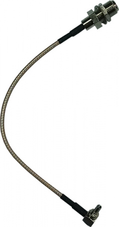 Детальное изображение товара "Переходник Дельта гибкий коаксиальный F-TS9" из каталога оборудования Антенна76