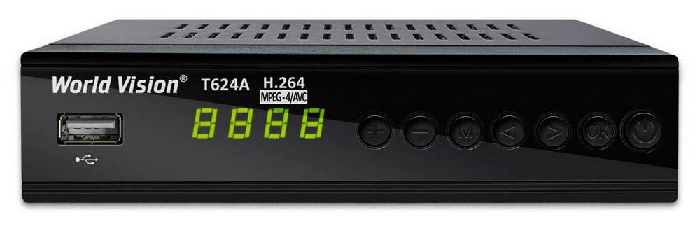 Детальное изображение товара "ТВ приставка World Vision T624A" из каталога оборудования Антенна76