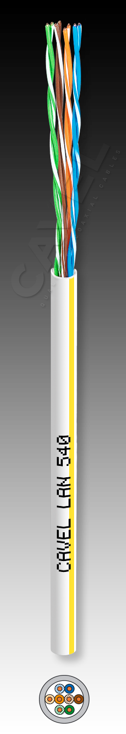 Детальное изображение товара "Витая пара UTP 5E CAVEL LAN 540" из каталога оборудования Антенна76