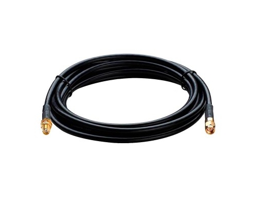 Детальное изображение товара "Сборка SMA-male - SMA-female, 5D-FB черный" из каталога оборудования Антенна76