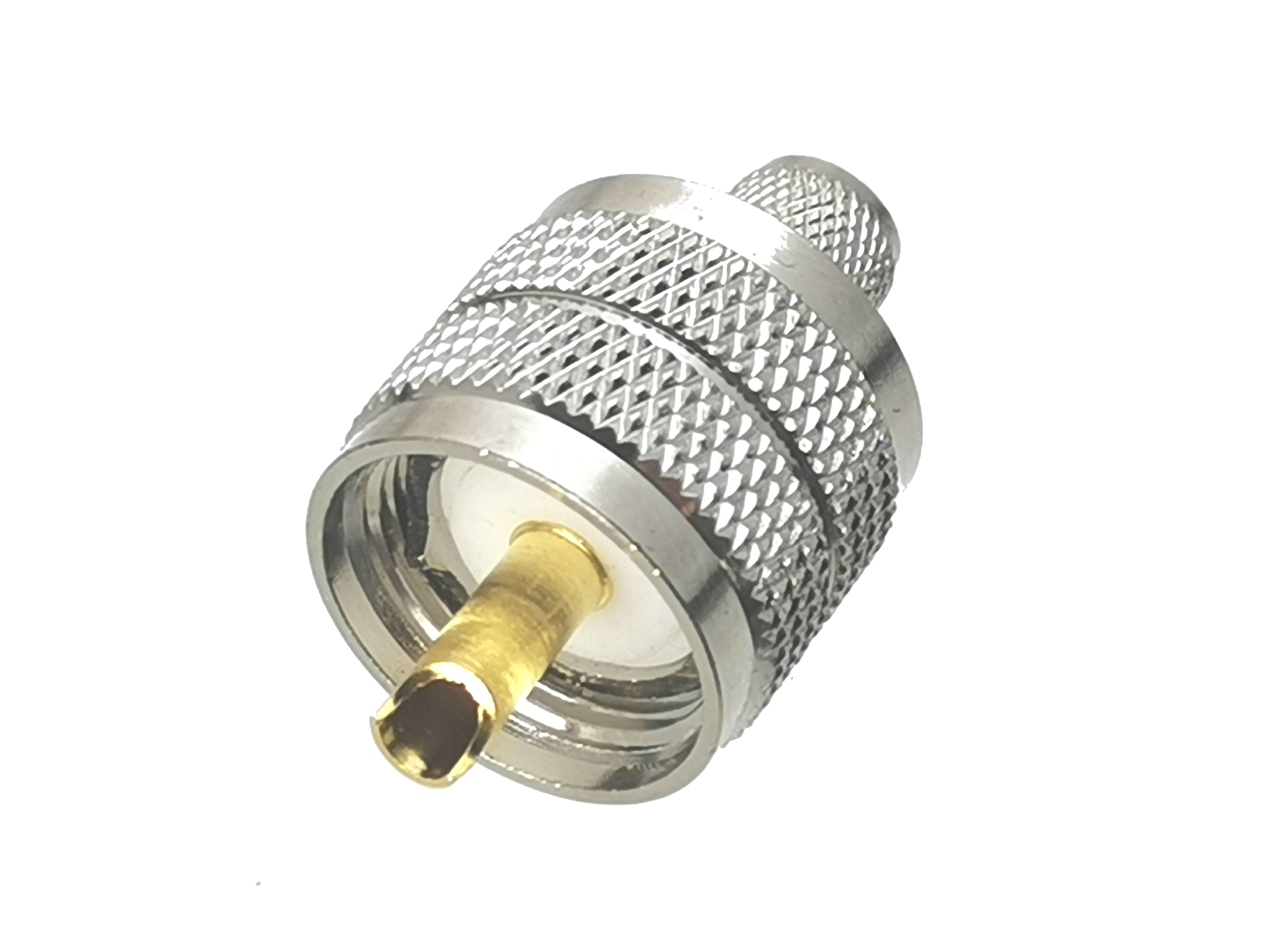Детальное изображение товара "Разъем UHF-male (PL259) на кабель 5D-FB обжим" из каталога оборудования Антенна76