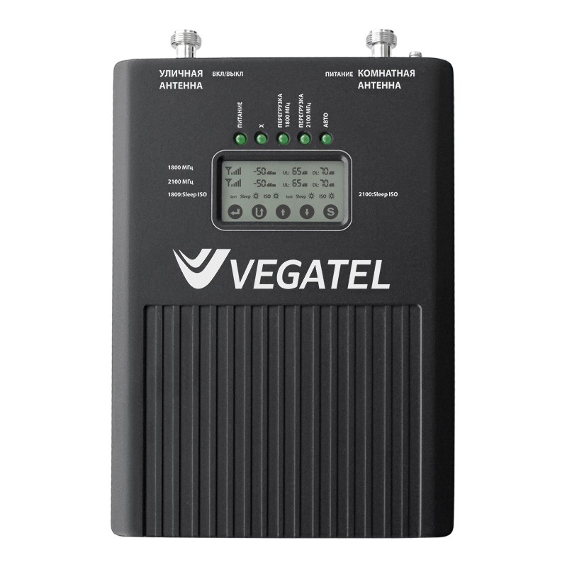 Репитер Vegatel VT2-1800/3G (LED) Детальное изображение товара "Репитер Vegatel VT2-1800/3G (LED)" из каталога оборудования Антенна76