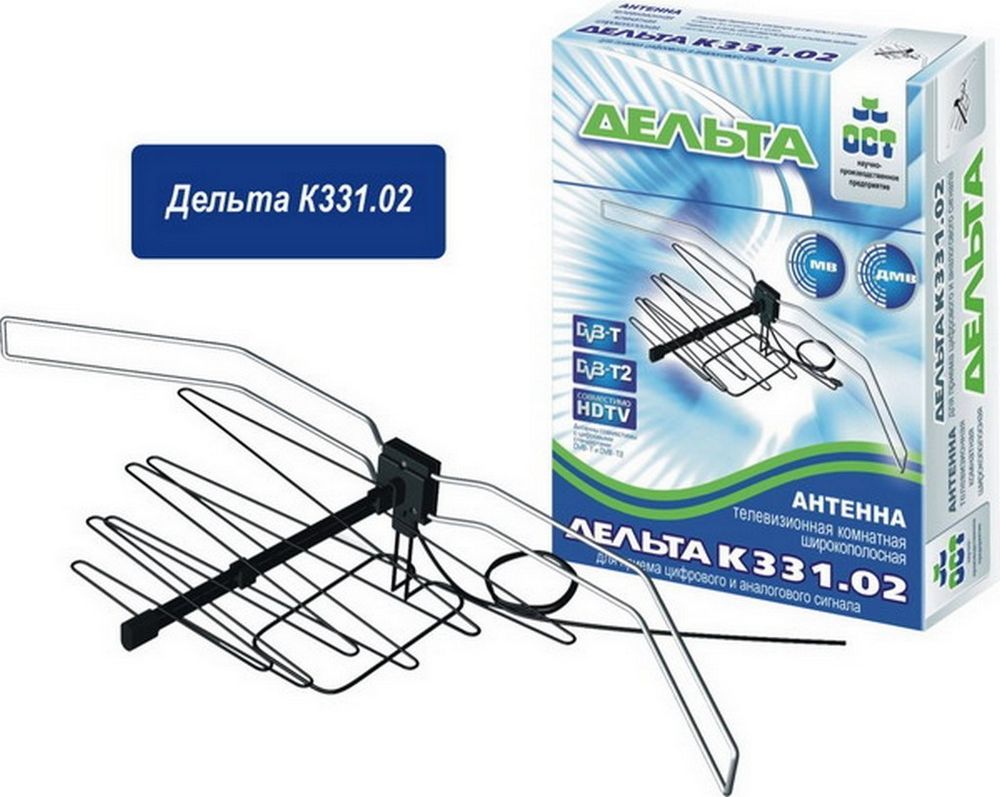 Детальное изображение товара "ТВ антенна Дельта К331А.02 активная комнатная" из каталога оборудования Антенна76