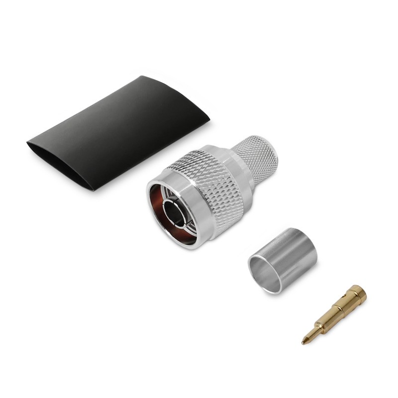 Детальное изображение товара "Разъем N-male на 8D-FB (под обжим)" из каталога оборудования Антенна76