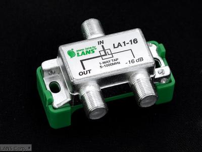 Ответвитель на 1 отвод с затуханием 16 дБ LA-1-16 LANS