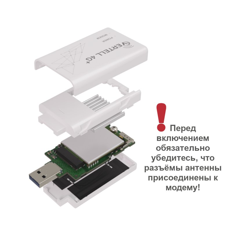 Детальное изображение товара "Модем VERTELL VT-DONGLE Cat. 9" из каталога оборудования Антенна76