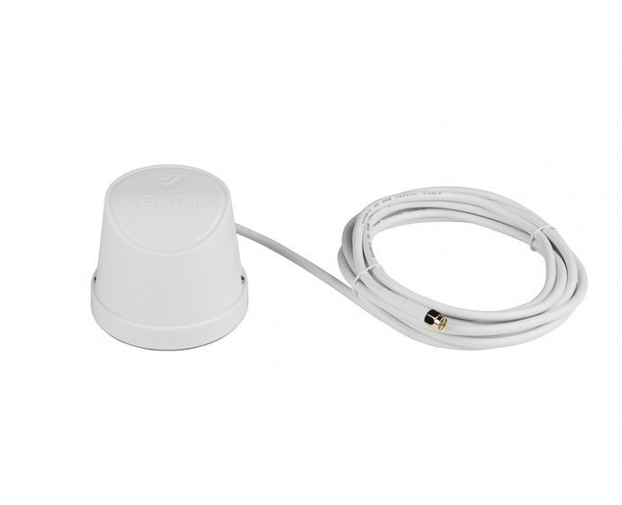 Детальное изображение товара "Антенна автомобильная VEGATEL ANT-700/2700-5MO (магнитная, белая)" из каталога оборудования Антенна76