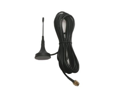 Антенна магнитная 9,5 см 4 dbi кабель RG174 3 метра разъём SMA-male