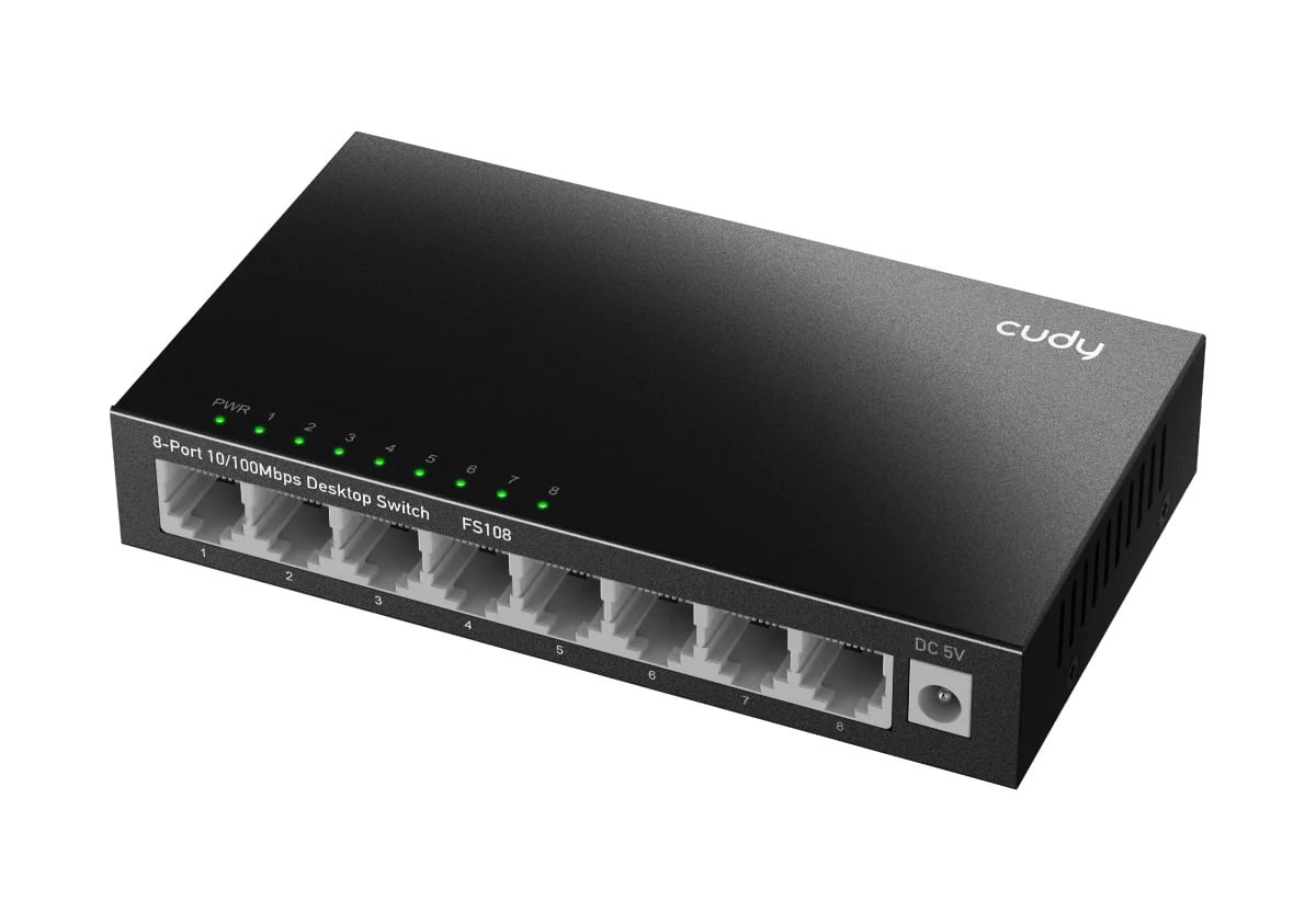 Детальное изображение товара "Коммутатор Cudy FS108 8 портов" из каталога оборудования Антенна76