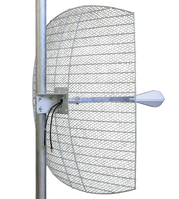 Детальное изображение товара "Антенна Миглинк параболическая сетчатая 3G, LTE, MiG 3G LTE WiFi Parabola 2.6-27, усилением 27 дб" из каталога оборудования Антенна76