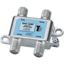 Сплиттер SAH306F, 3 выхода, 5-1000 Мгц, 6 db