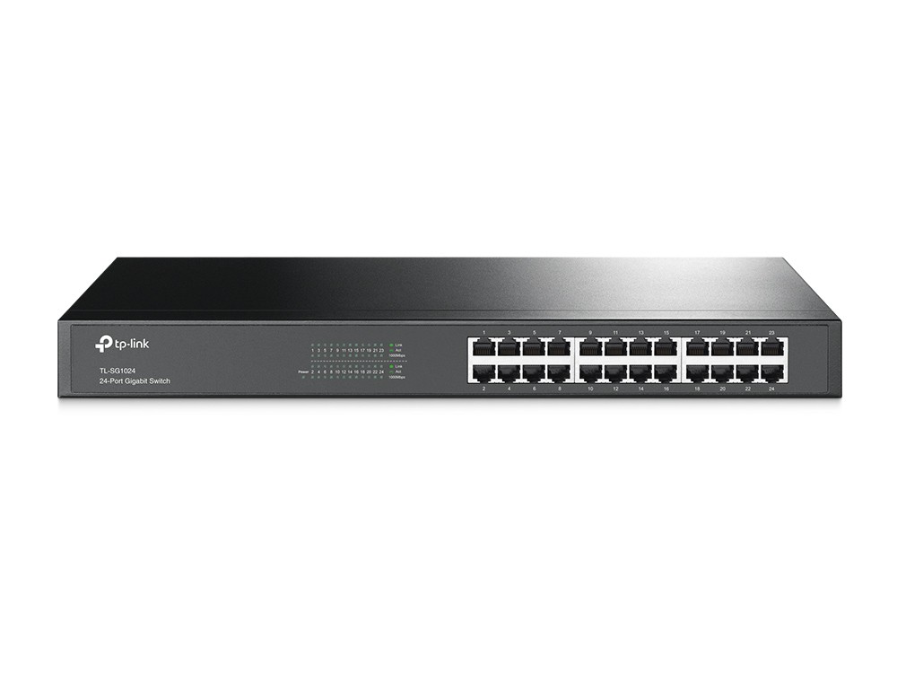 Детальное изображение товара "Коммутатор TP-Link TL-SG1024 24-портовый гигабитный монтируемый в стойку коммутатор" из каталога оборудования Антенна76