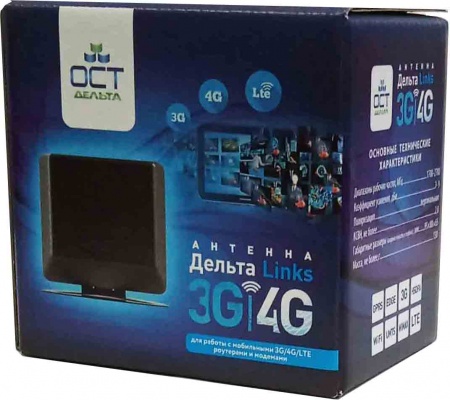 Детальное изображение товара "Антенна Дельта Links 3G/4G CRC9/TS9" из каталога оборудования Антенна76