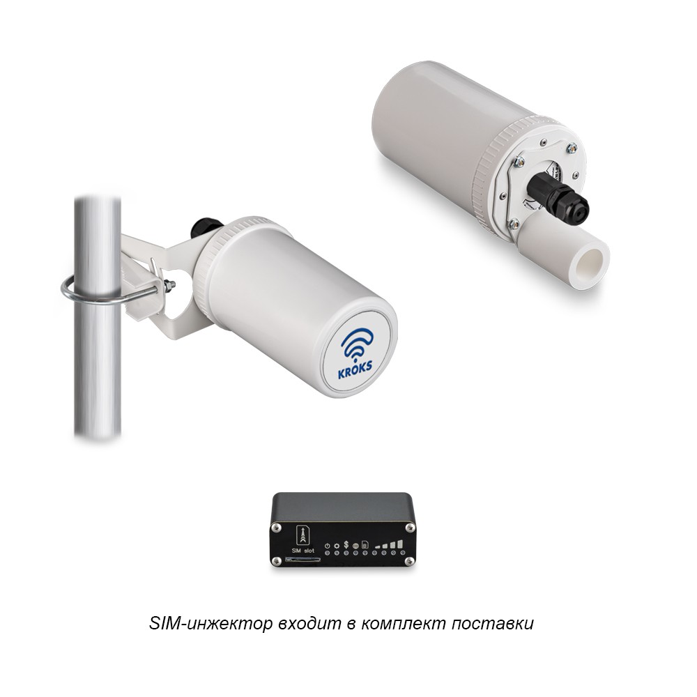 Детальное изображение товара "Роутер Kroks Rt-Pot RSIM DS mQ-EC с SMD модемом Quectel LTE cat.4, с поддержкой SIM-инжектора" из каталога оборудования Антенна76