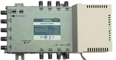 Мультисвитч радиальный Terra MRS508 (5 входов, 8 выходов, без усилителя ТВ) Мультисвитч радиальный Terra MRS508 (5 входов, 8 выходов, без усилителя ТВ)